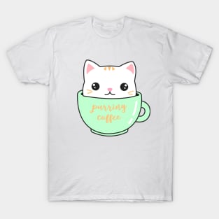 Coffee cat T-Shirt